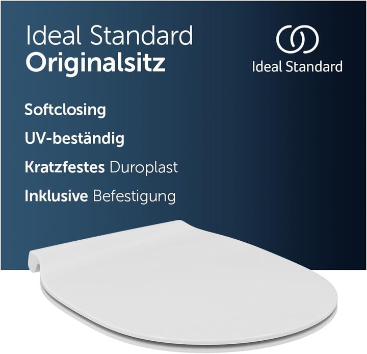 Ideal Standard E036601 Connect Air WC-Sitz, Weiss Sandwich mit Softclosing