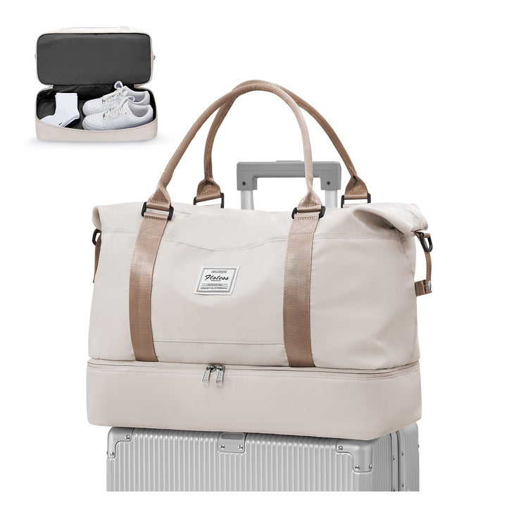 WEPLAN Reisetasche Damen Handgepäck Tasche Easyjet 45x36x20 für Flugzeug Tasche Weekender Damen Trav