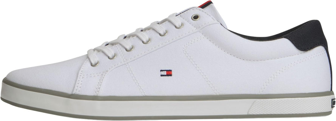Tommy Hilfiger Herren Vulcanized Sneaker Schuhe, 39 EU Weiß