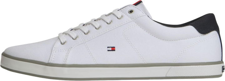 Tommy Hilfiger Herren Vulcanized Sneaker Schuhe, 39 EU Weiß