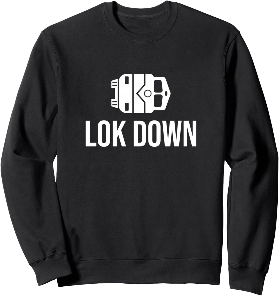 Eisenbahn Lok Down Lockdown Eisenbahner Sweatshirt