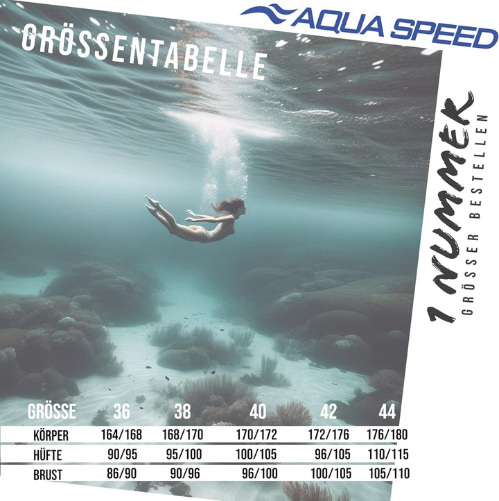 Aqua Speed Blanka Badeanzug Damen | Athleten-Sportanzug | Schwimmanzug | Wettkampftauglich 36 Farbe