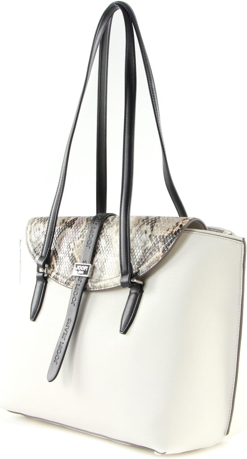 Joop! Mezza Luna Snake Rosalie Shopper LHF Cream-White