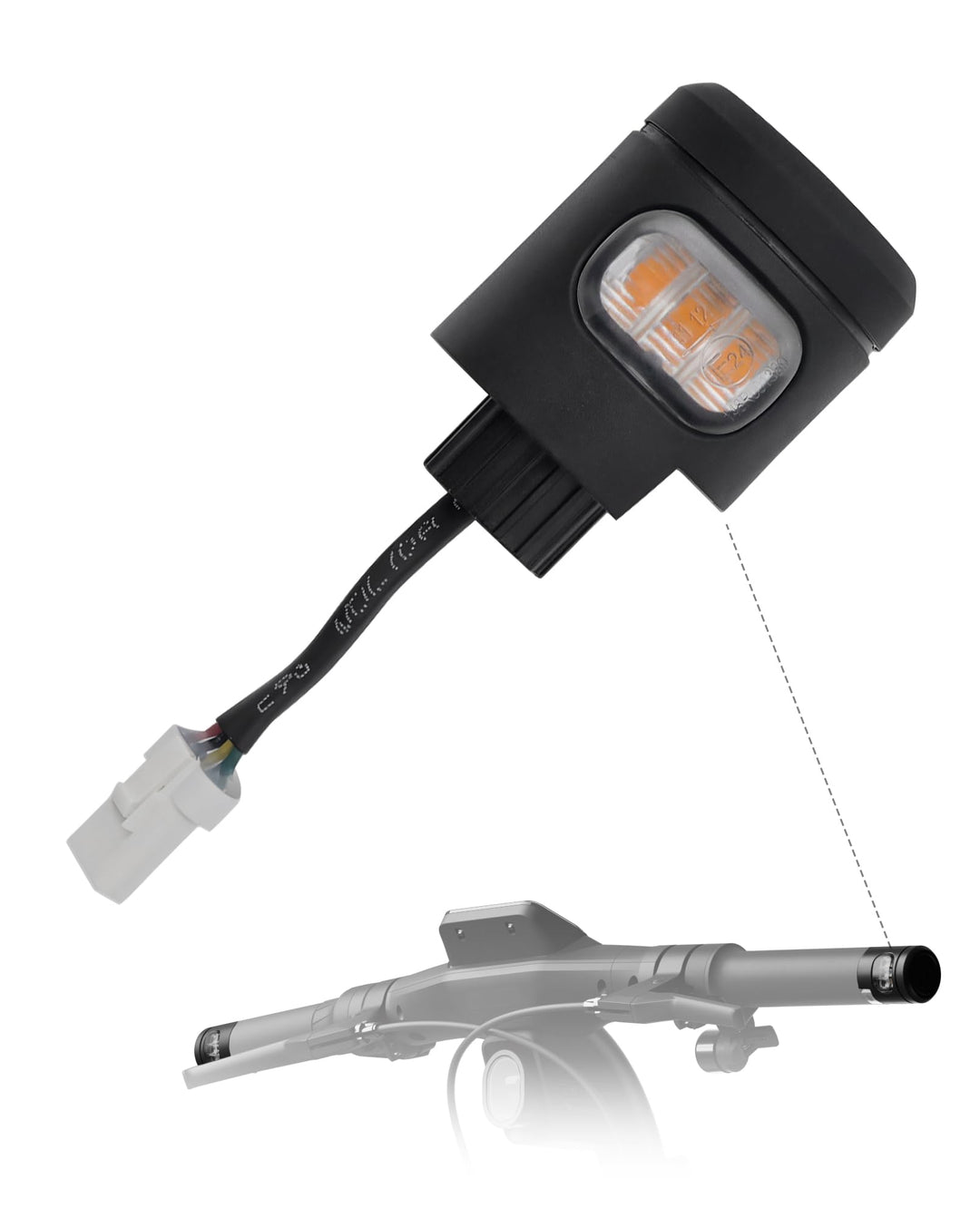 Segway zt3 Ninebot Scooter Kompatibles Universal Blinker-Signal Wasserdichter Griff-Ersatz Zubehör P