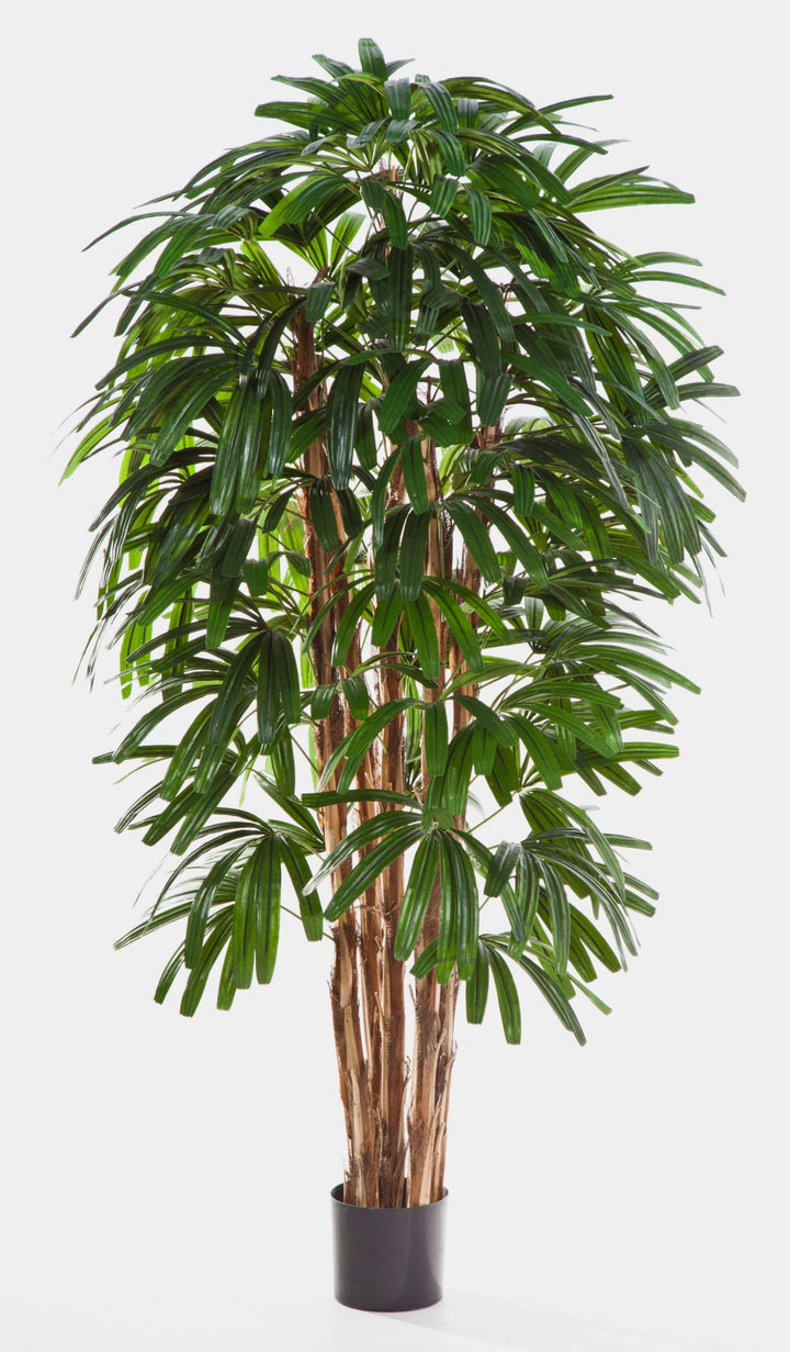 artplants.de Künstliche Steckenpalme, 120cm - naturgetreue Kunstpalme - Künstliche Palme