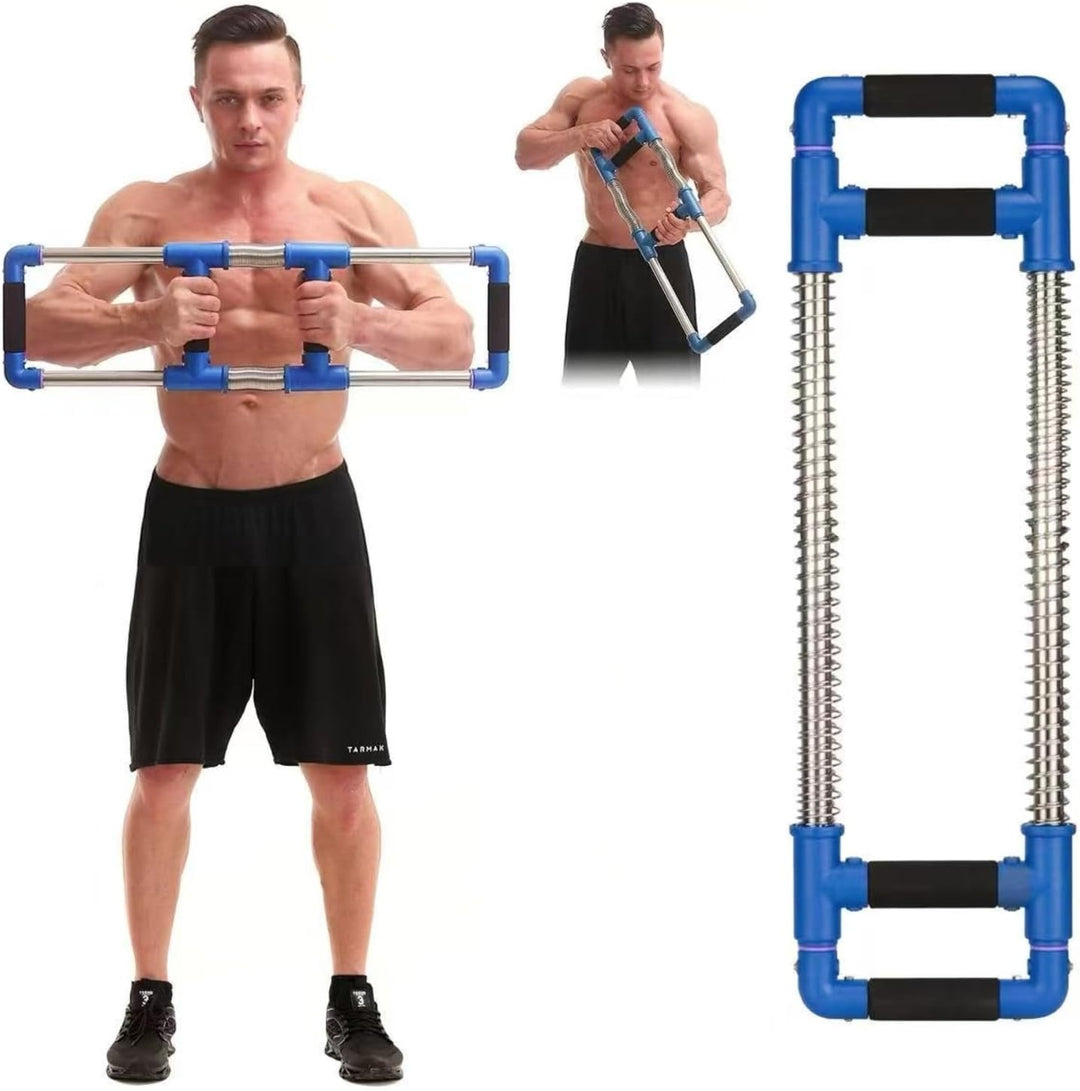 GoFitness Push Down Bar Brusttrainer Fitnessgerät für Zuhause - Krafttraining Sportgerät für Brustmu