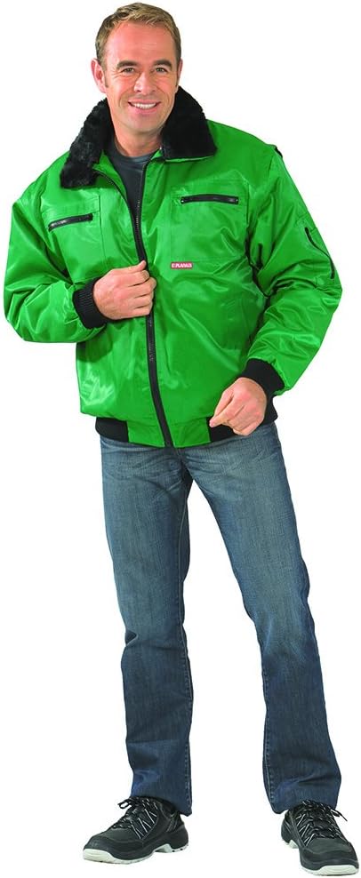 Planam Outdoor Winter Herren Gletscher Comfortjacke grün Modell 0361 Grösse XXXL Grün 3XL, Grün 3XL