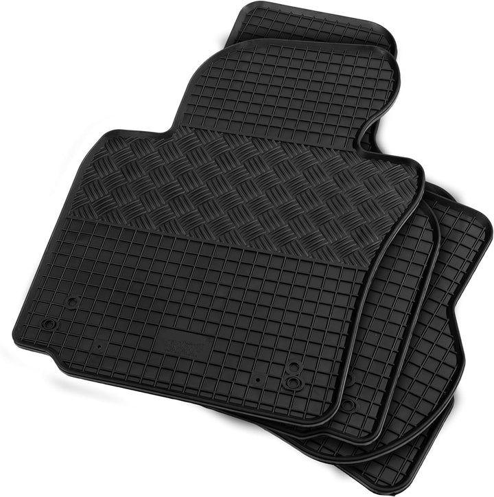 Gummi Fussmatten passend für Toyota Yaris III ab 9/2011-8/2020 (XP13) AZUGA AZ10092437 Gummimatten A