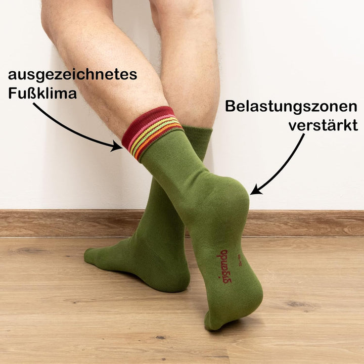 gigando – Socken Herren Baumwolle Uni Farben 3er, 4er, 5er, 6er oder 8er Pack in Premiumqualität – s