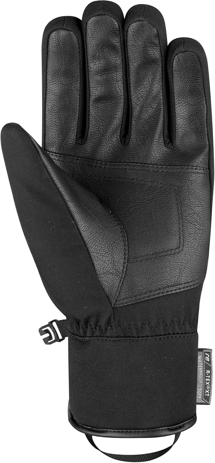 Reusch Herren Luca R-tex Warmer, Wasserdichter und Atmungsaktiver Winterhandschuh 7.5 schwarz / weis