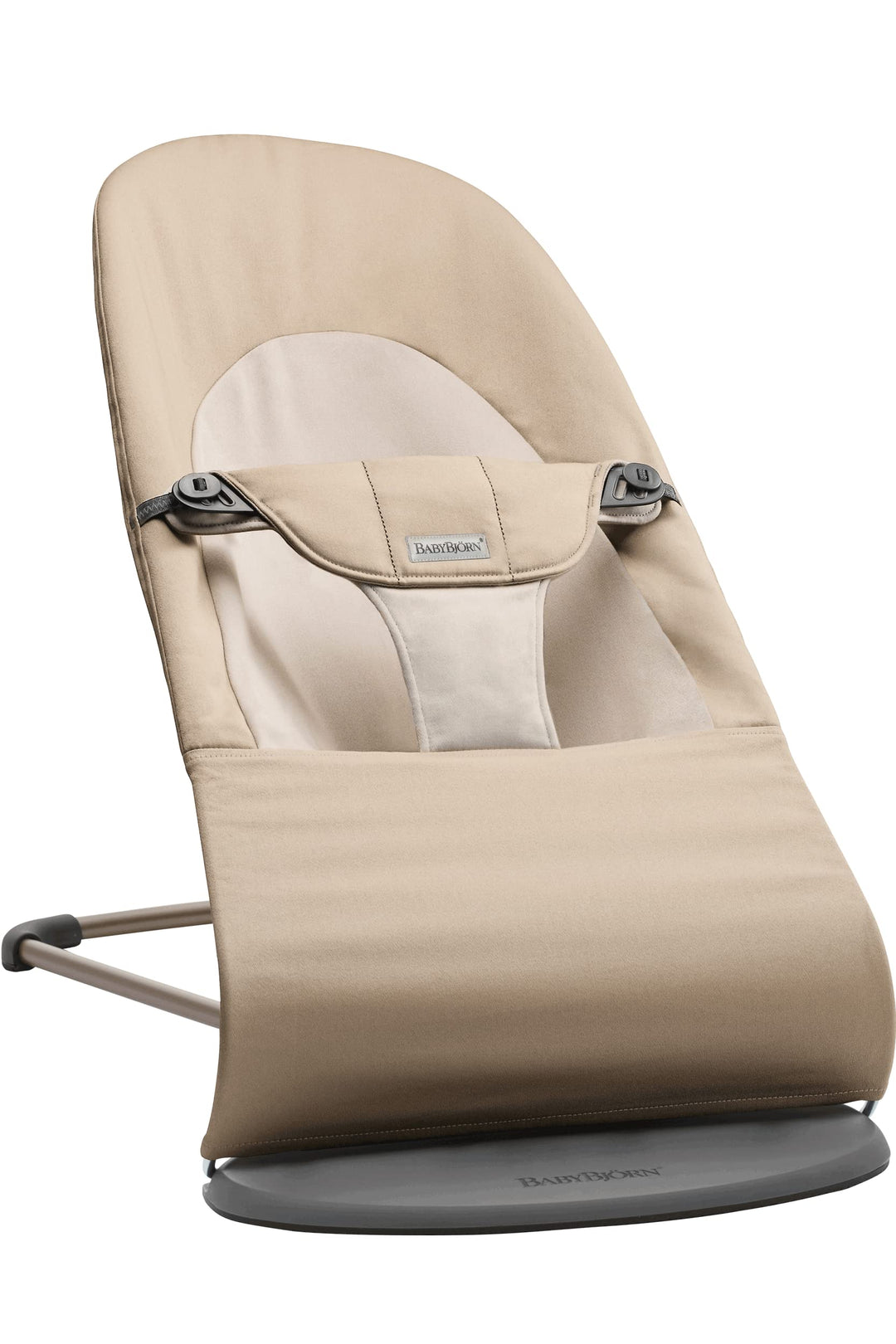 BabyBjörn Babywippe Balance Soft, Gewebt, Khaki/Beige