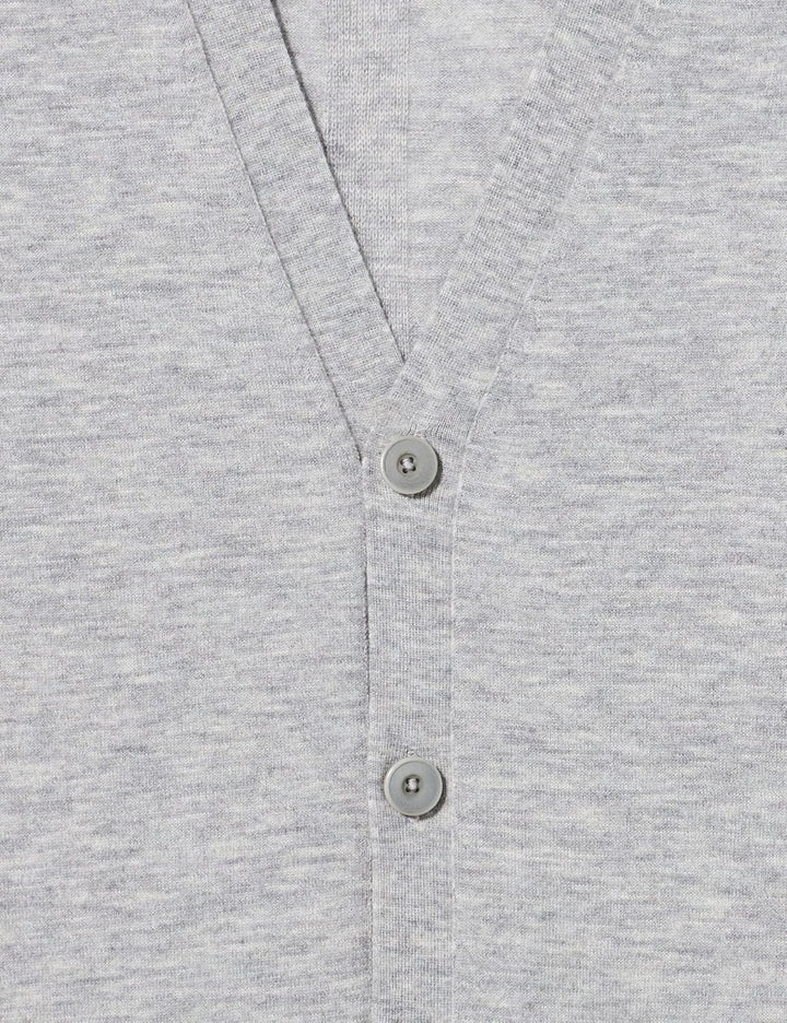 FALKE Herren Butt Cardigan M Light Grey, M Light Grey