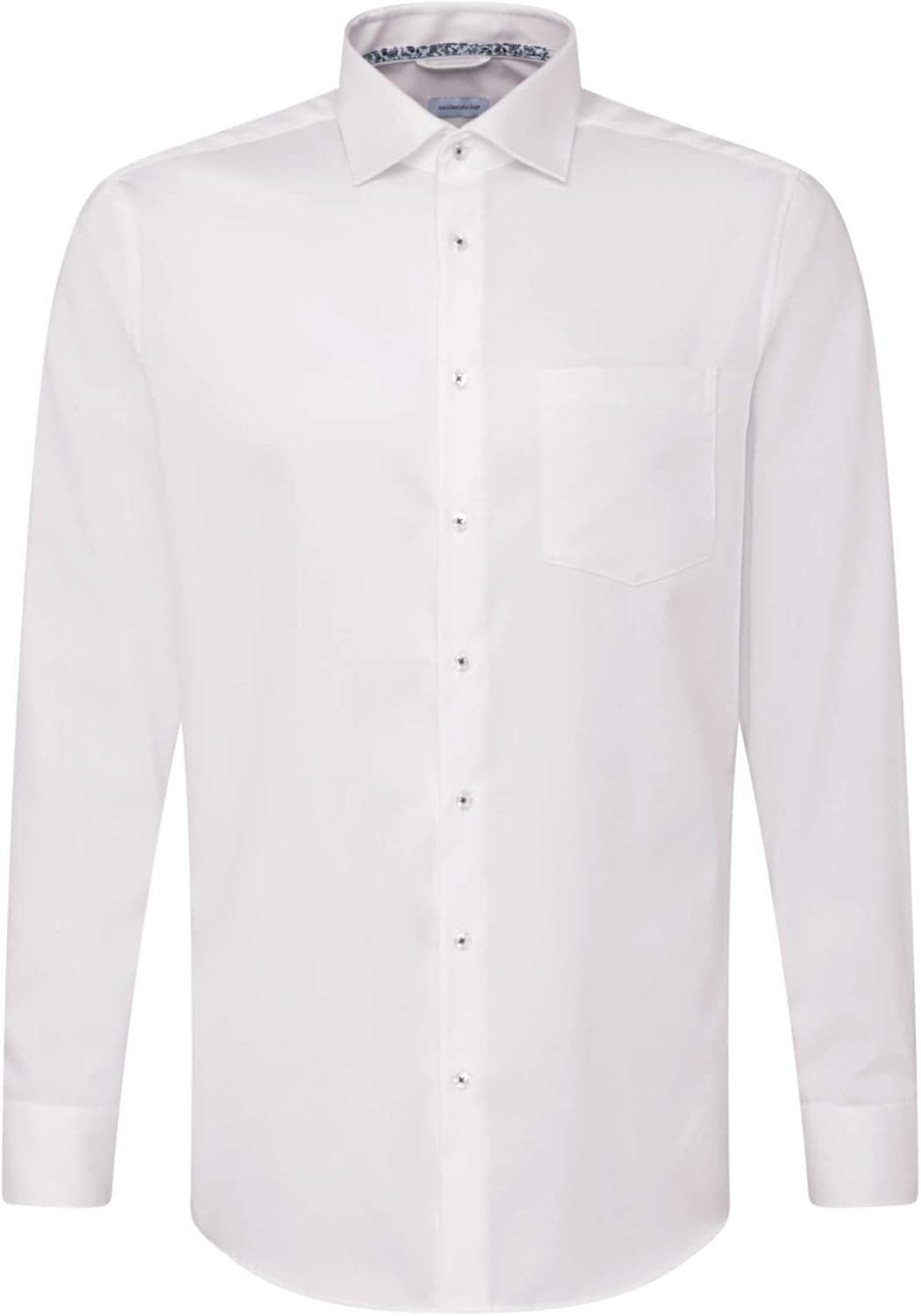 Seidensticker Herren Hemd 43 Weiss, 43 Wei&#xDF;