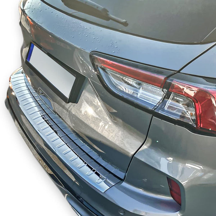 Ladekantenschutz Edelstahl CHROM kompatibel für FORD Kuga III | BJ ab 2019 | mit Abkantung | premium
