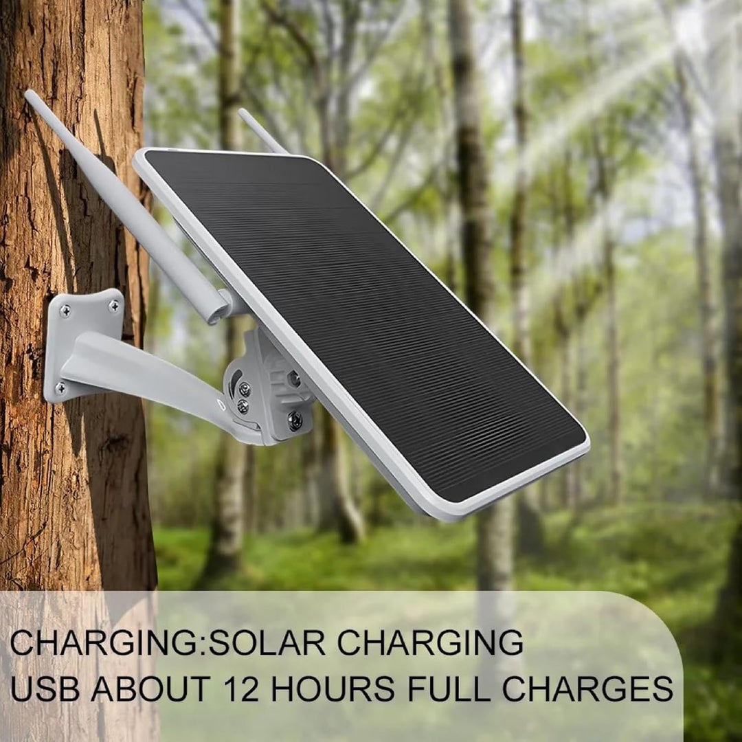 ASHATA 6W Solar Betrieben 4G LTE -Modemrouter, WLAN -Router Repeater Im Freien mit SIM Kartensteckpl