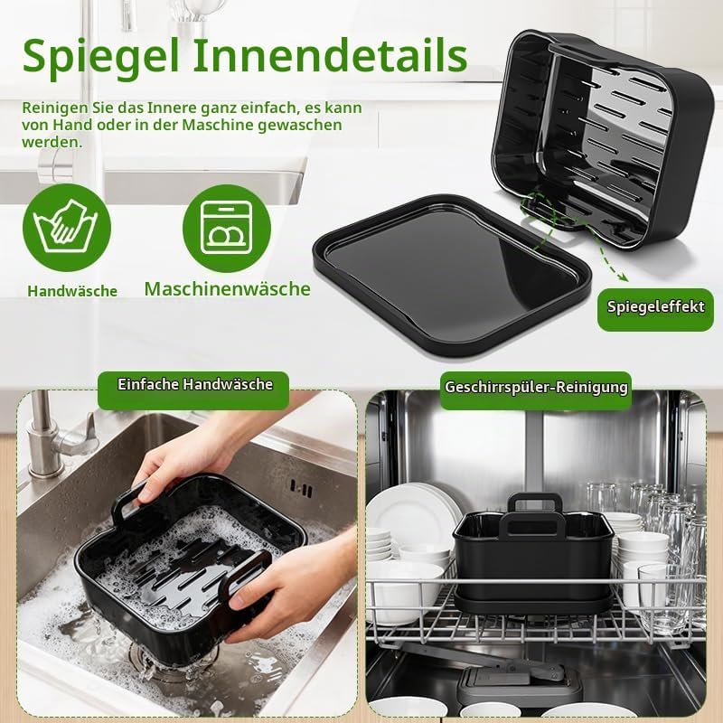 Airfryer Zubehör für Ninja AF400EU AF451EU AF500EU SL400EU AF180EU Philips COSORI 21x16CM Airfryer S