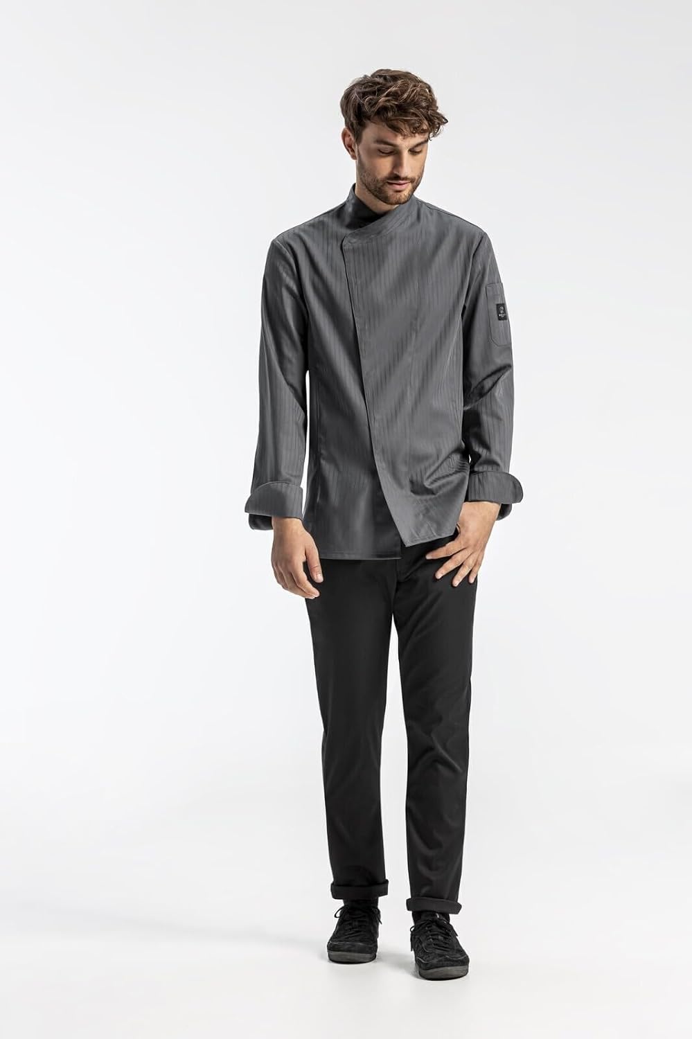 Gastro Moda Cuisine Herren Premium-Kochjacke Regular-Fit, S