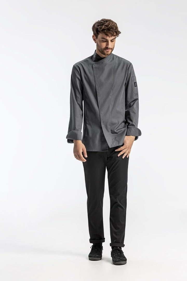 Gastro Moda Cuisine Herren Premium-Kochjacke Regular-Fit, S