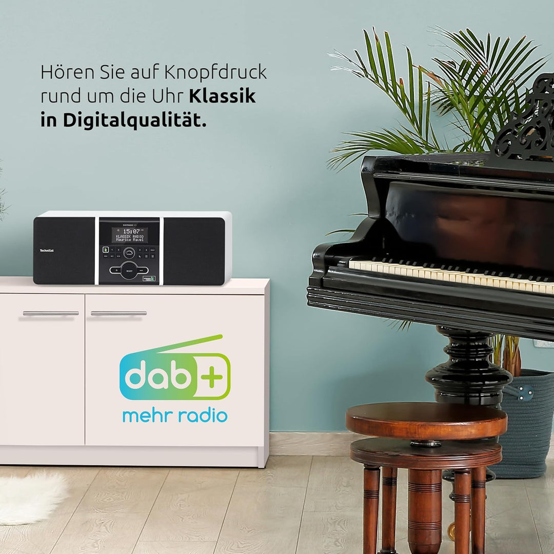 TechniSat Digitradio 305 Klassik Edition DAB Radio (mit Bassreflex-Holzgehäuse, DAB+, UKW, stationär
