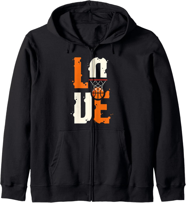 Basketball Spieler I Basketball Liebe I Basketball Kapuzenjacke