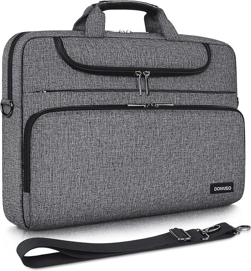 DOMISO 15-15,6 Zoll Wasserdicht Laptop Tasche Aktentasche Schultertasche Notebooktasche für 15.6" Le