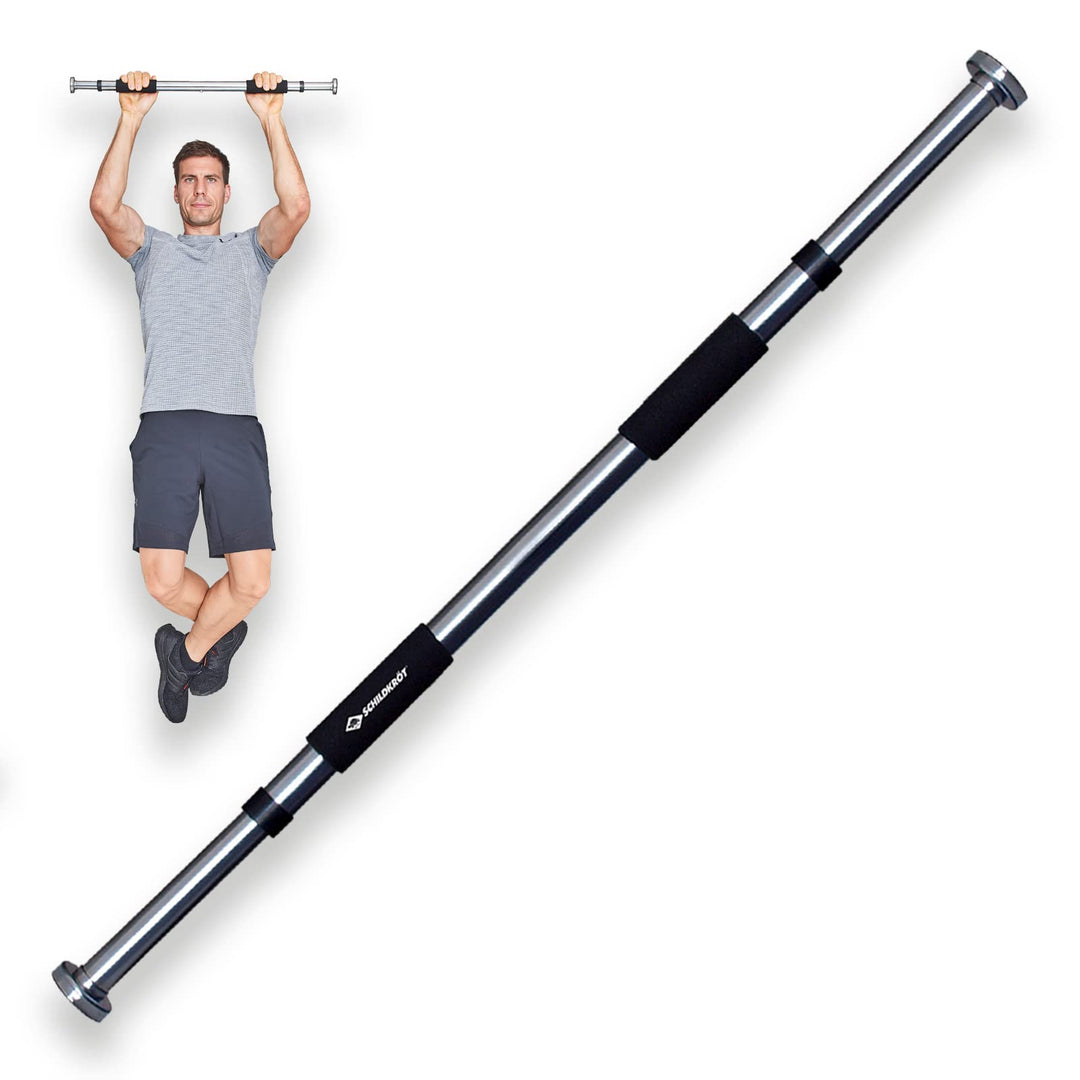 Schildkröt® Pull Up Bar Klimmzugsstange für den Türrahmen (bis 120kg), keine Schrauben Installation,