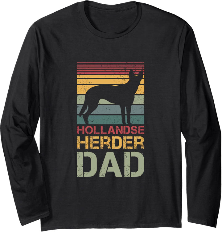 Hollandse Herder Dad Langarmshirt