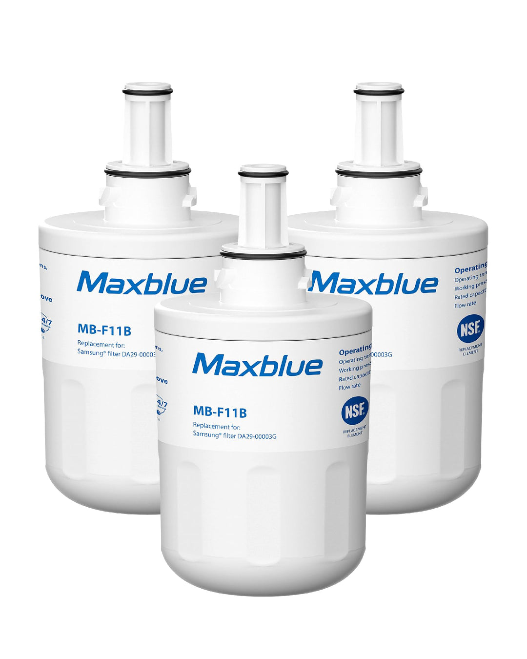 Maxblue DA29-00003G Kühlschrank Wasserfilter, Kompatibel mit Samsung® Aqua Pure Plus DA29-00003G, DA