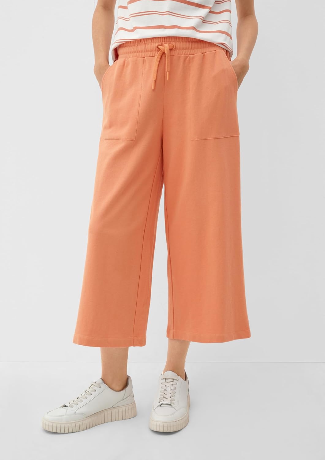 s.Oliver Damen Culotte 7/8 34 Orange, 34 Orange