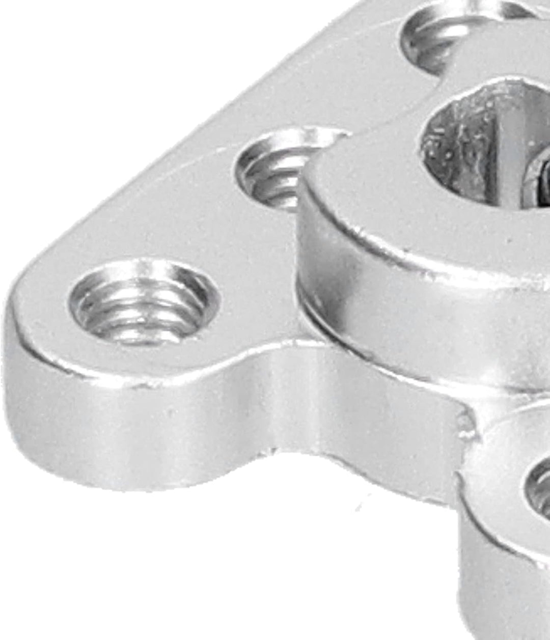 2Pcs Flansch Wellenkupplung Aluminiumlegierung 6mm D Loch Leichte Flanschkupplung Stecker Lagerbesch
