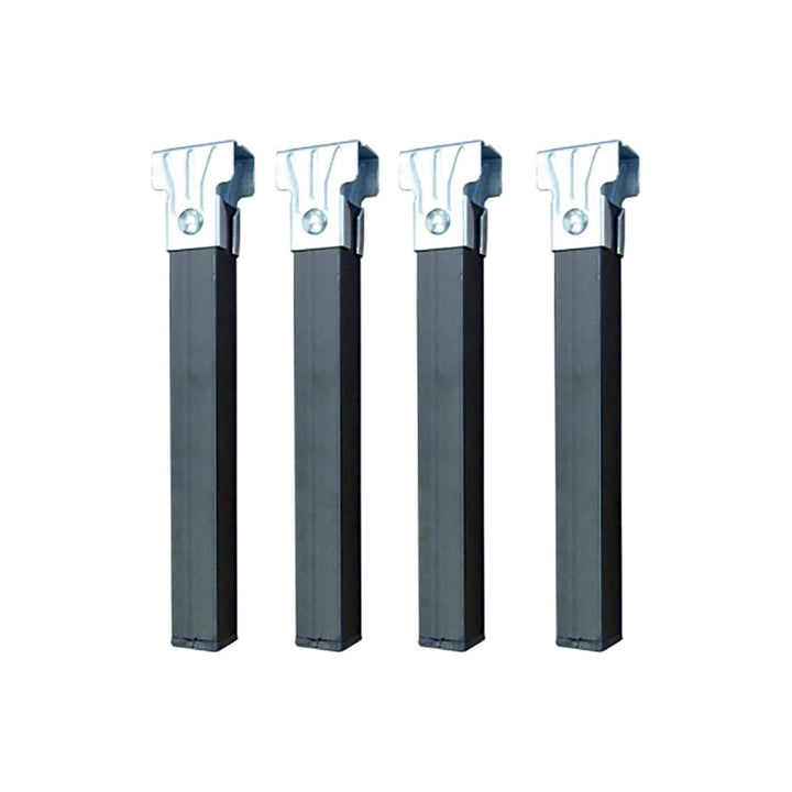IMEX EL ZORRO 4 Füsse für Lattenrost, ohne Rollen, Metall, neutral, 39x5x3 cm 39x5x3 cm Neutral, 39x