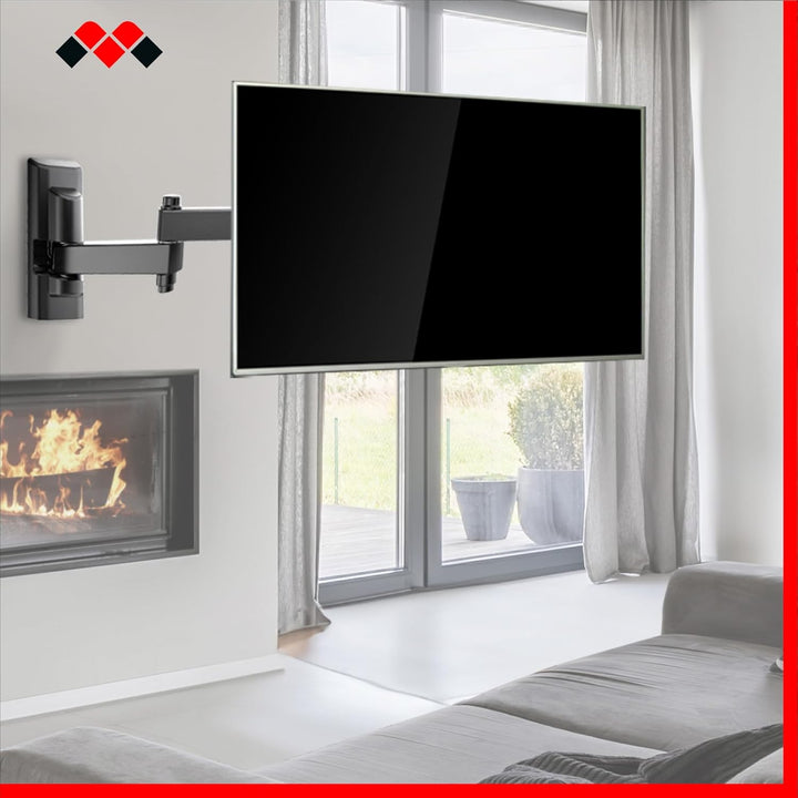Meliconi SPACE SYSTEM FULLMOTION 100, TV-Wandhalterung mit Doppelrotation, Wandhalterung für Flachbi