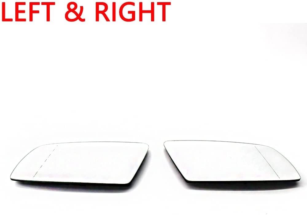 Riloer Seitenspiegel links/rechts Auto Seitenspiegel beheizbar Glas weiss/blau, 51167065081, 5116706