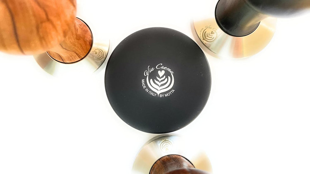VIA CREMA Tamper Made IN Italy by Motta (58.5, Olive Wood)