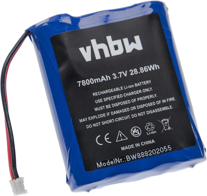 vhbw Akku Ersatz für Technaxx 4652 für Türsprechanlage, Video-Türklingel (7800mAh, 3,7V, Li-Ion)