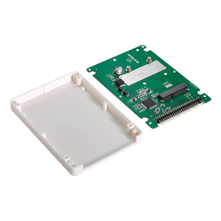 mSATA mini PCI-E SATA SSD to 2.5 inch IDE 44pin Notebook Laptop Hard Disk case Enclosure White, mSAT