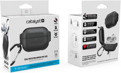 Catalyst Total Protection Case Apple Airpods Pro - Stealth Black, CAT100APDPROBLK,