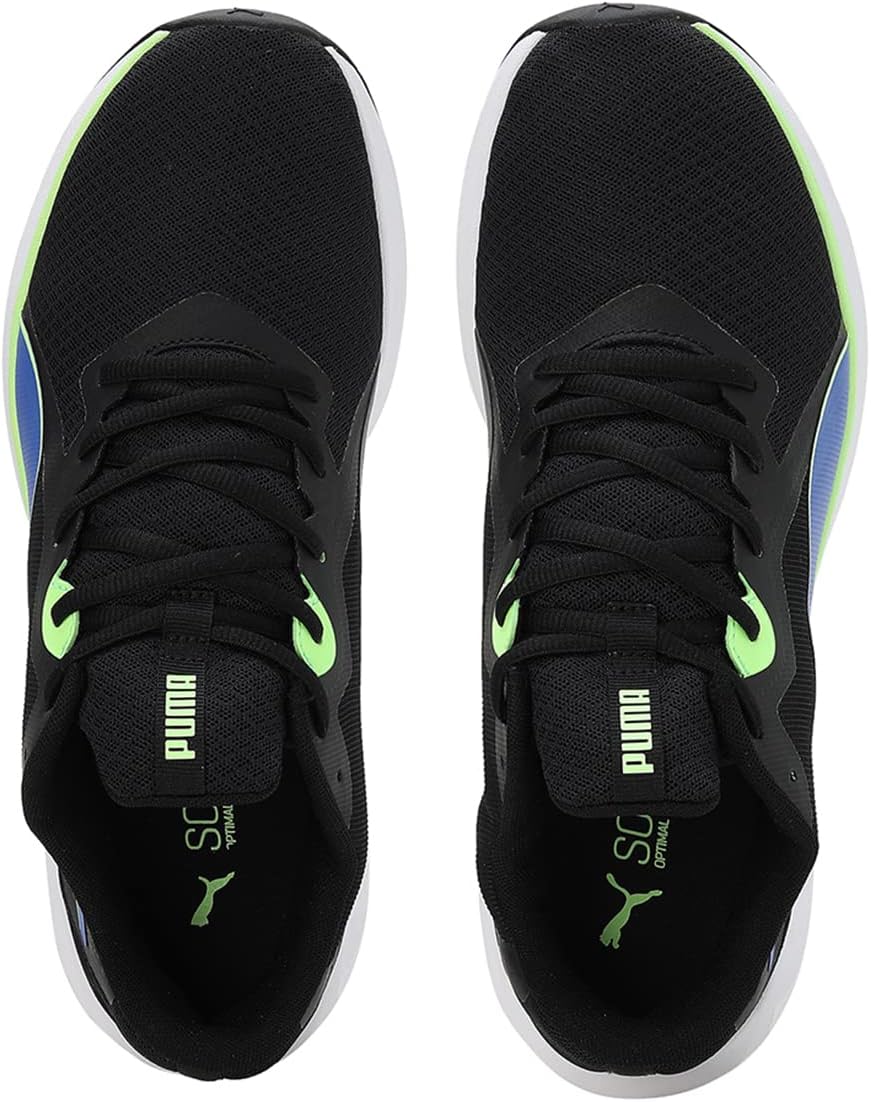 PUMA Herren Twitch Runner Fresh Strassen-Laufschuh 42 EU Puma Black Royal Sapphire Fizzy Lime, 42 EU