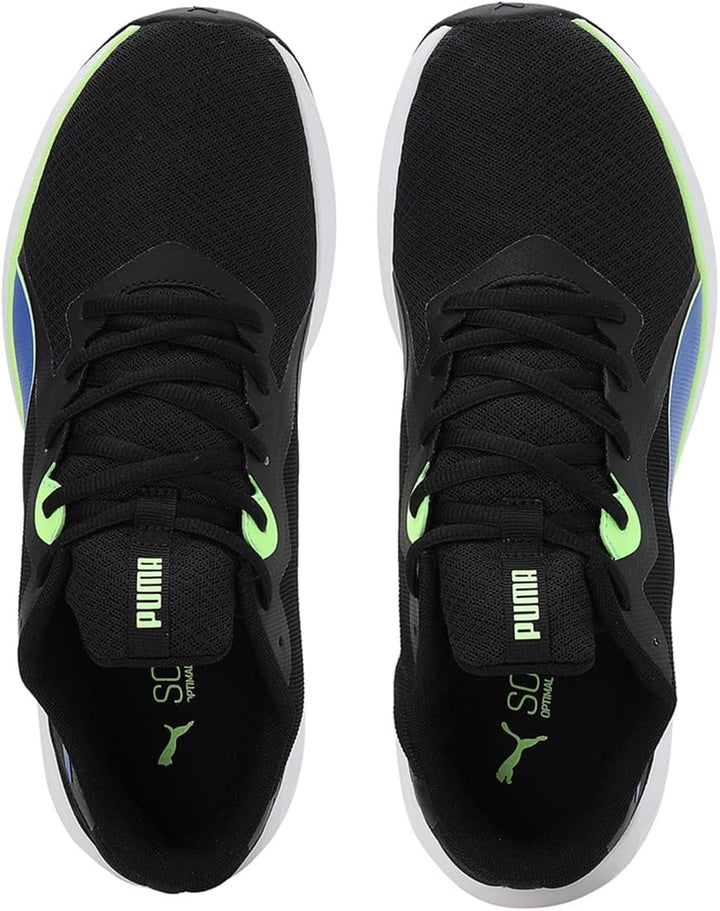 PUMA Herren Twitch Runner Fresh Strassen-Laufschuh 42 EU Puma Black Royal Sapphire Fizzy Lime, 42 EU