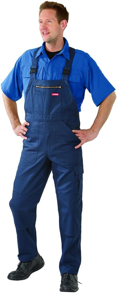 Planam Grösse 62 Herren BW 290 Cargo-Latzhose hydronblau Modell 0172 Hydronblau 62, Hydronblau 62