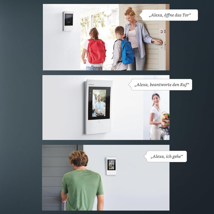 BTICINO, Classe 300EOS with Netatmo, erste smarte Wi-Fi-Video-Innenstelle mit integriertem Alexa-Spr