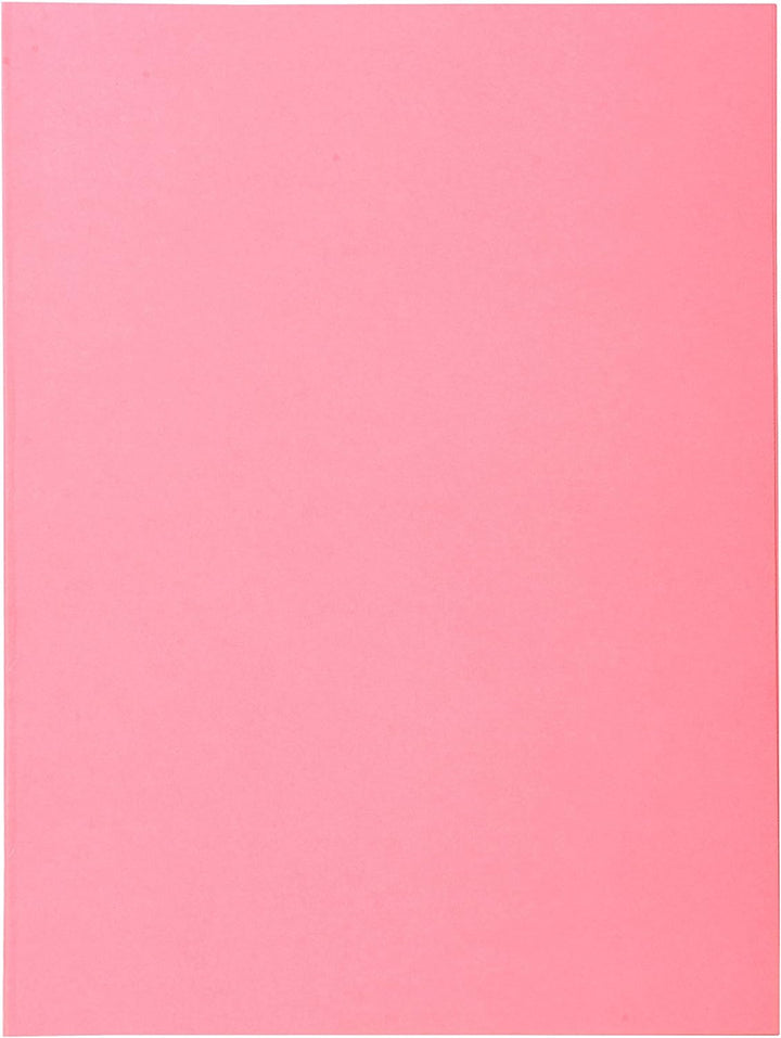 Exacompta Super 250 PACK 50 Hemden für A4 2 Klappen 24 x 32 cm 24 x 32 Rose, Rose