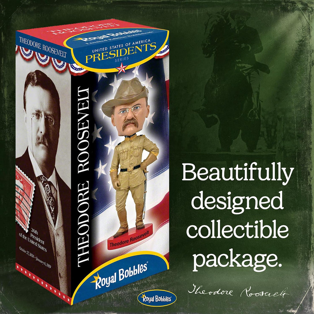 Royal Bobbles - Wackelkopffigur Teddy Roosevelt