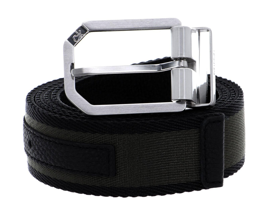 Calvin Klein Reversible Belt 3.5 W110 Black/Olive