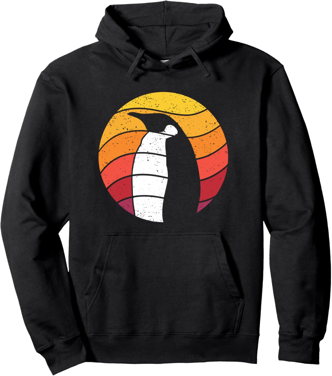 Pinguin Retro Style Vintage Pullover Hoodie
