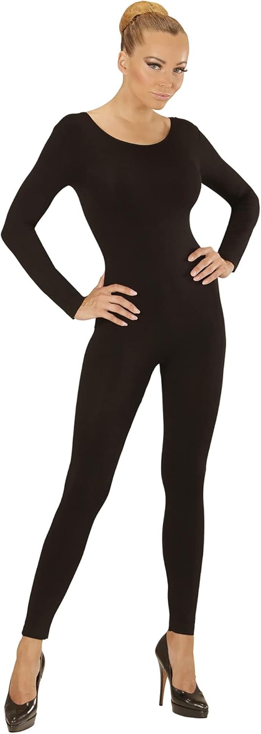 "BLACK BODYSUIT" - (S/M) S-M Schwarz, S-M Schwarz
