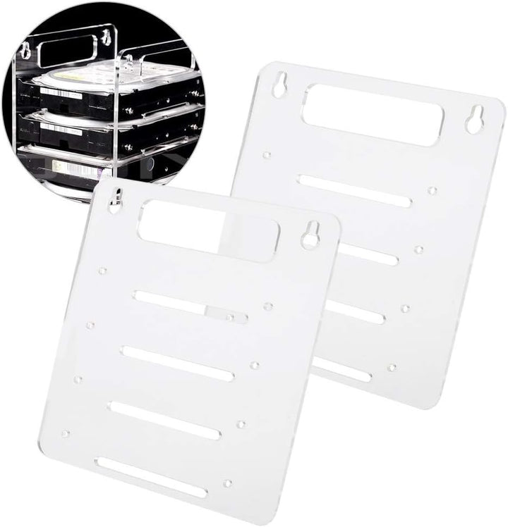 HDD-Rack, Leichter Festplattenkäfig, 4-lagig für Office-Desktop-Computer Festplattenlaufwerk Home