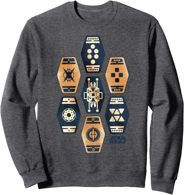 Star Wars Han Solo Movie Sabacc Game Vintage Sweatshirt