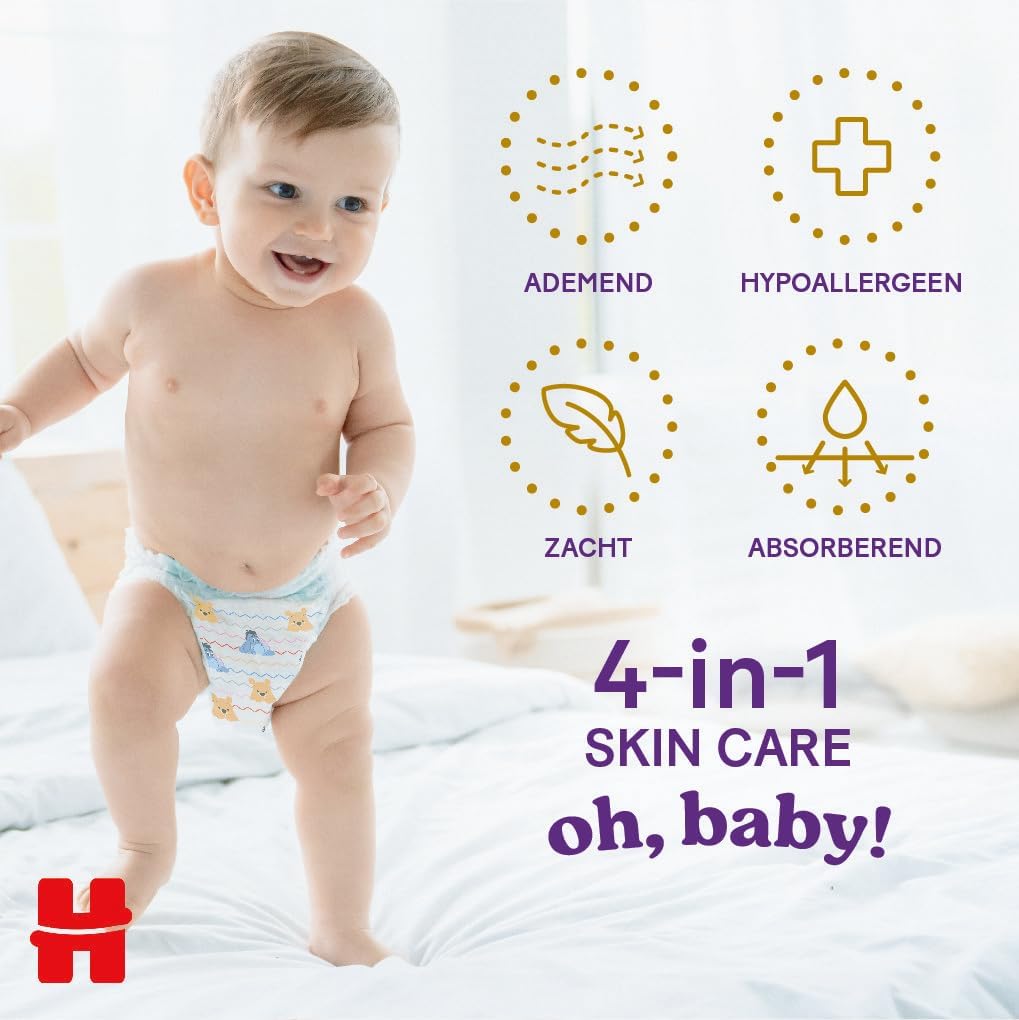 Huggies Extra Care Windeln, Grösse 6, 15-25 kg, 60 Stück, Grösse 6