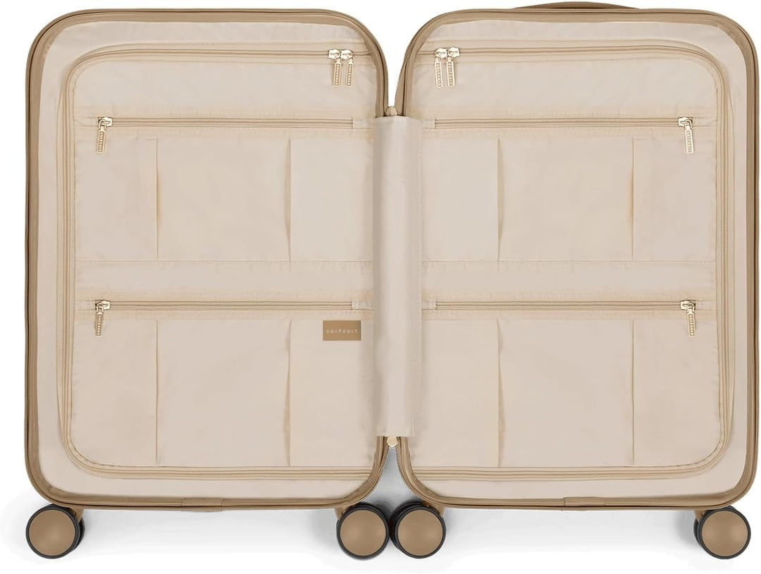 SUITSUIT Handgepäck Koffer mit 4 Rollen 55 x 35 x 20 cm - Hartschalen Kabinentrolley mit TSA-Schloss